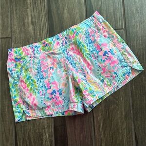 Lilly Pulitzer Ocean View Shorts in Catch the Wave Sz S